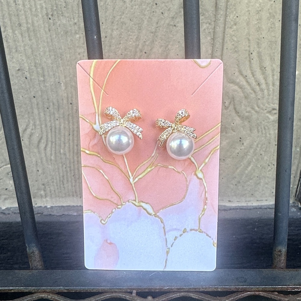 Pearl Earrings 🎀✨
